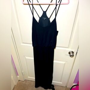PAPERMOON Strappy black maxi dress
